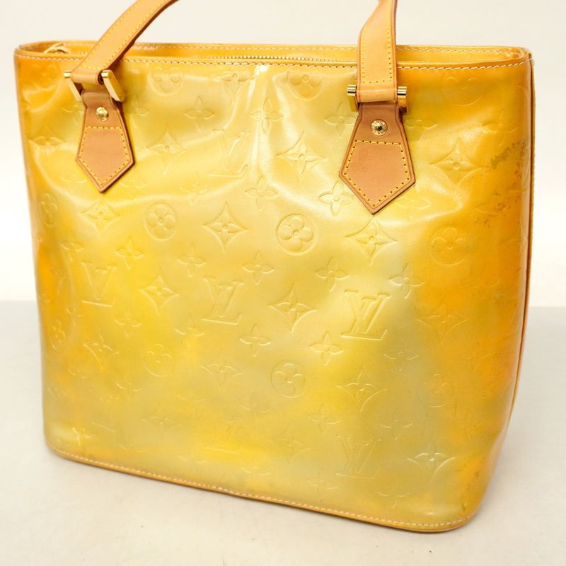 Louis Vuitton Tote Bag Vernis Houston M91053 Gris Ladies