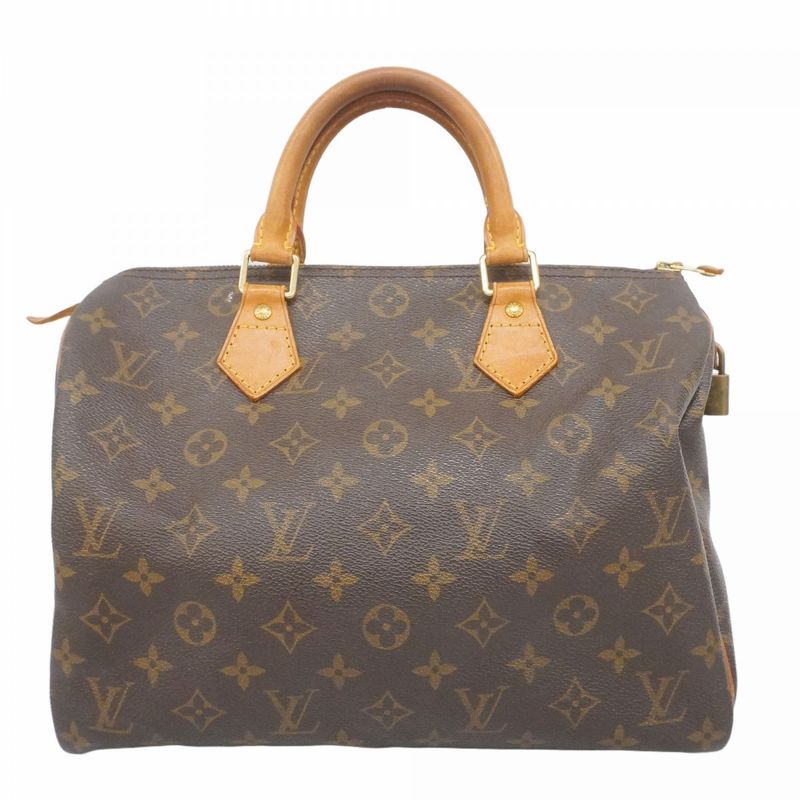 Louis Vuitton Handbag Monogram Speedy 30 M41108 Brown Ladies