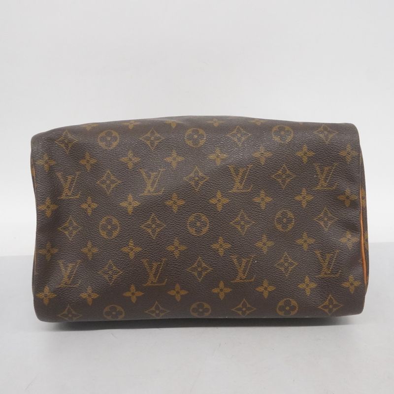 Louis Vuitton Handbag Monogram Speedy 30 M41108 Brown Ladies