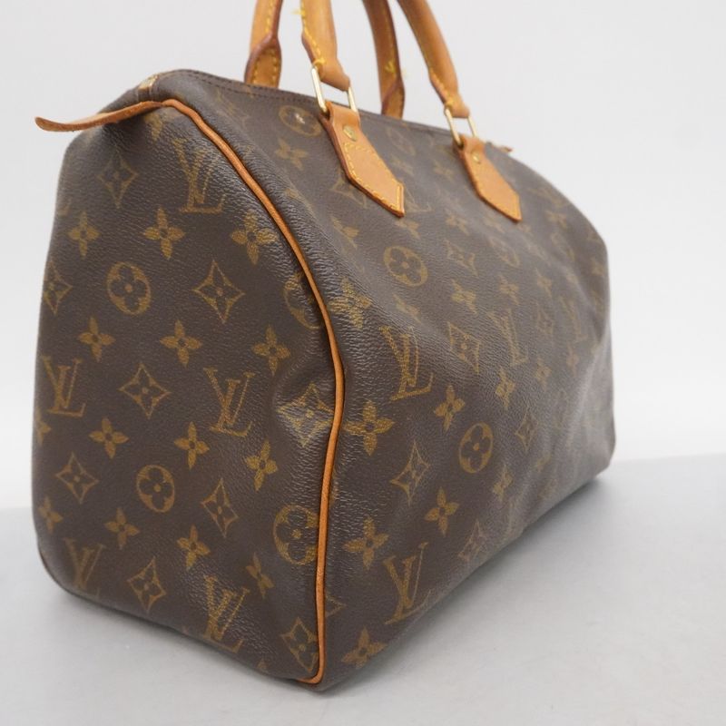 Louis Vuitton Handbag Monogram Speedy 30 M41108 Brown Ladies