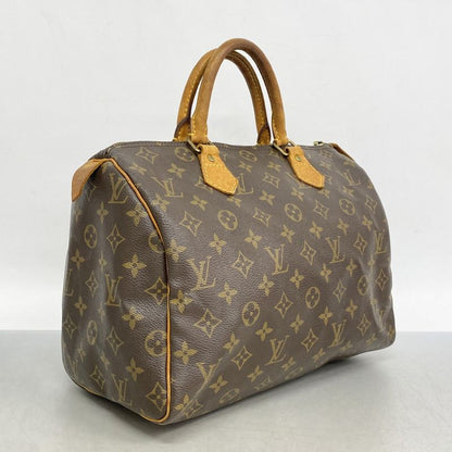 Louis Vuitton Handbag Monogram Speedy 30 M41108 Brown Ladies