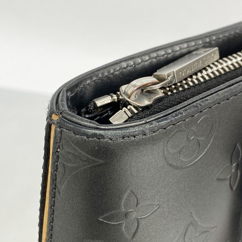 Louis Vuitton Tote Bag Monogram Matte Stockton M55112 Noir Black Women's