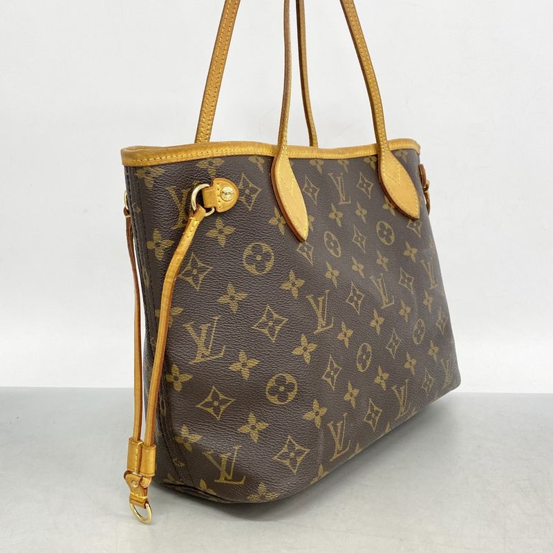 Louis Vuitton Tote Bag Monogram Neverfull PM M40155 Brown Ladies