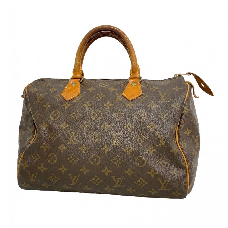 Louis Vuitton Handbag Monogram Speedy 30 M41108 Brown Ladies