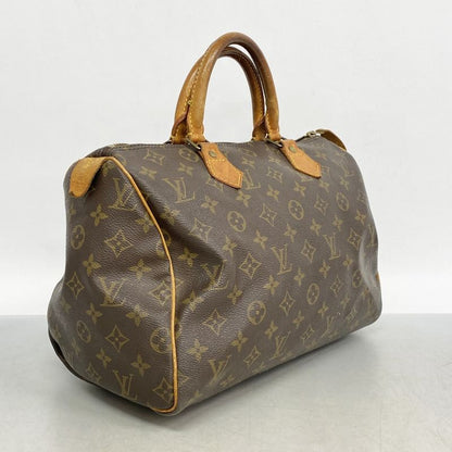 Louis Vuitton Handbag Monogram Speedy 30 M41108 Brown Ladies