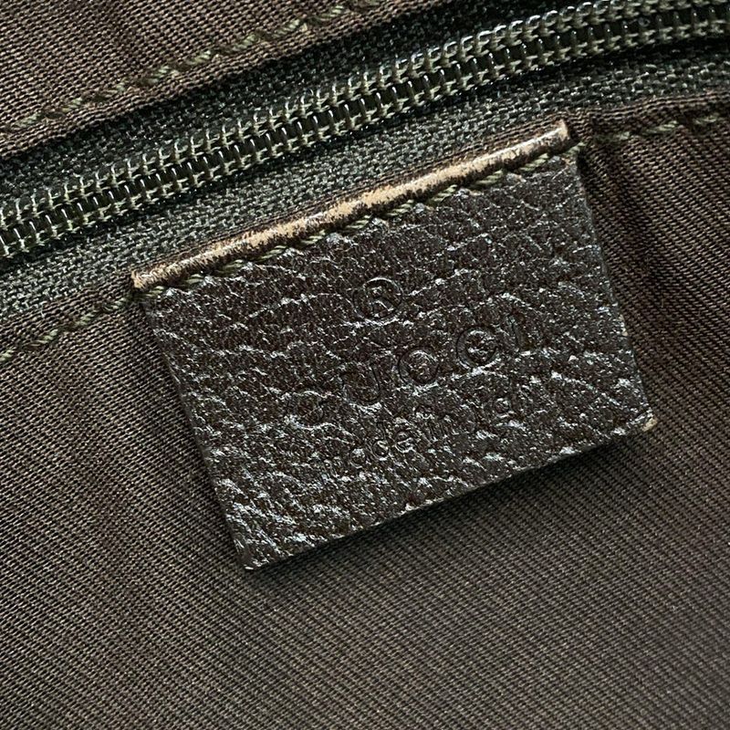 Gucci Tote Bag Princy GG Pattern Sherry (web) 163805 Beige X Dark Brown Leather