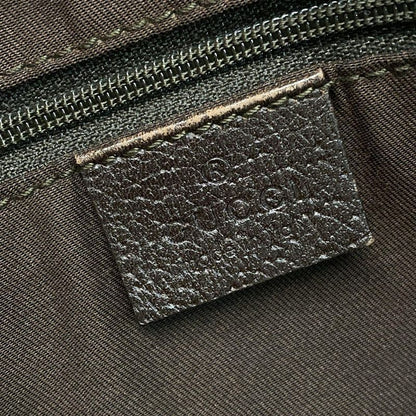 Gucci Tote Bag Princy GG Pattern Sherry (web) 163805 Beige X Dark Brown Leather