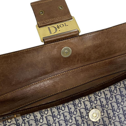 Dior Christian Dior Shoulder Bag Street Chic Trotter Dark Brown X Ivory X Navy