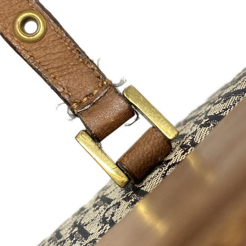 Dior Christian Dior Shoulder Bag Street Chic Trotter Dark Brown X Ivory X Navy