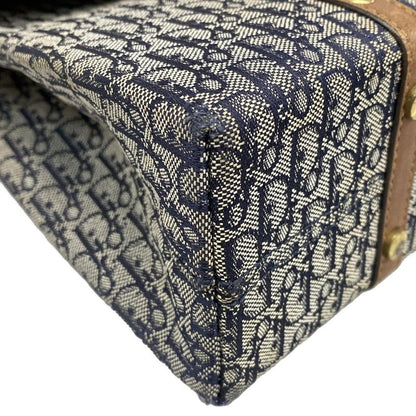 Dior Christian Dior Shoulder Bag Street Chic Trotter Dark Brown X Ivory X Navy