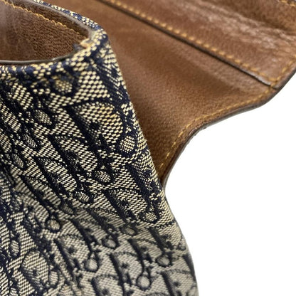 Dior Christian Dior Shoulder Bag Street Chic Trotter Dark Brown X Ivory X Navy