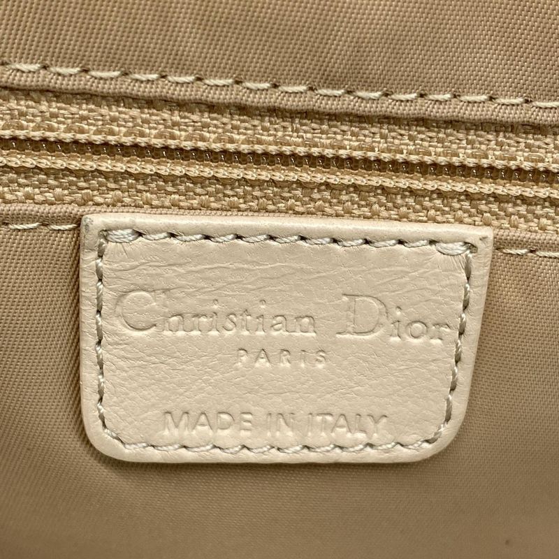 Dior Christian Dior Shoulder Bag Romantic Trotter Ivory X Brown X Beige Chain