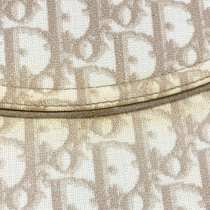 Dior Christian Dior Shoulder Bag Romantic Trotter Ivory X Brown X Beige Chain