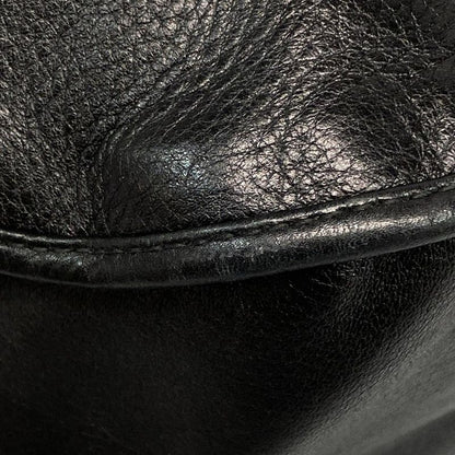 DIOR Christian Dior Shoulder Bag 61 Black Dcharm Leather