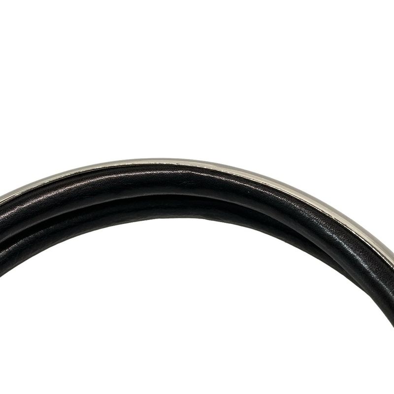 DIOR Christian Dior Shoulder Bag 61 Black Dcharm Leather