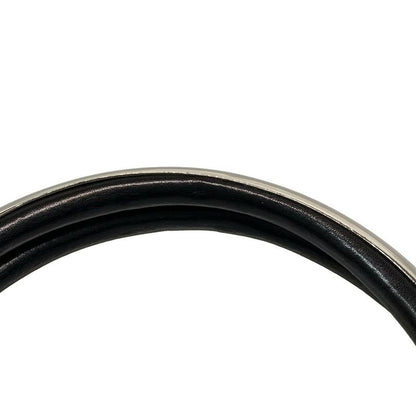 DIOR Christian Dior Shoulder Bag 61 Black Dcharm Leather