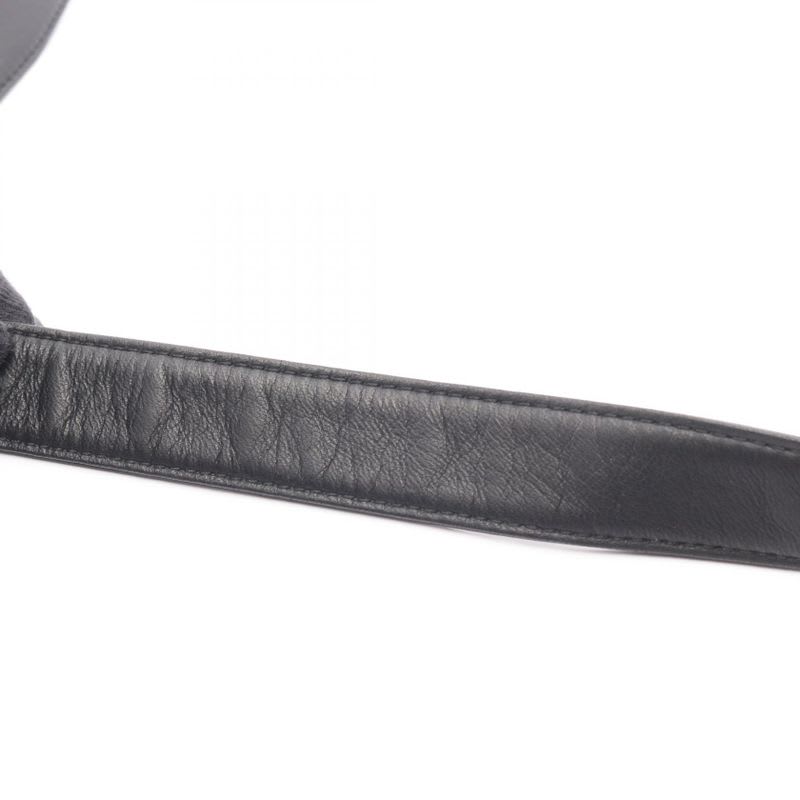 Loewe Shoulder Bag Flamenco 390.82.008 Black Leather Anagram