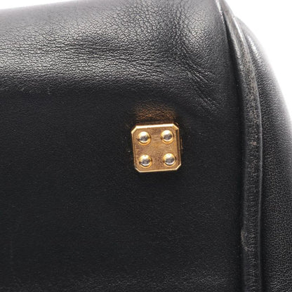 Loewe Tote Bag Anagram Black Leather Mini Boston