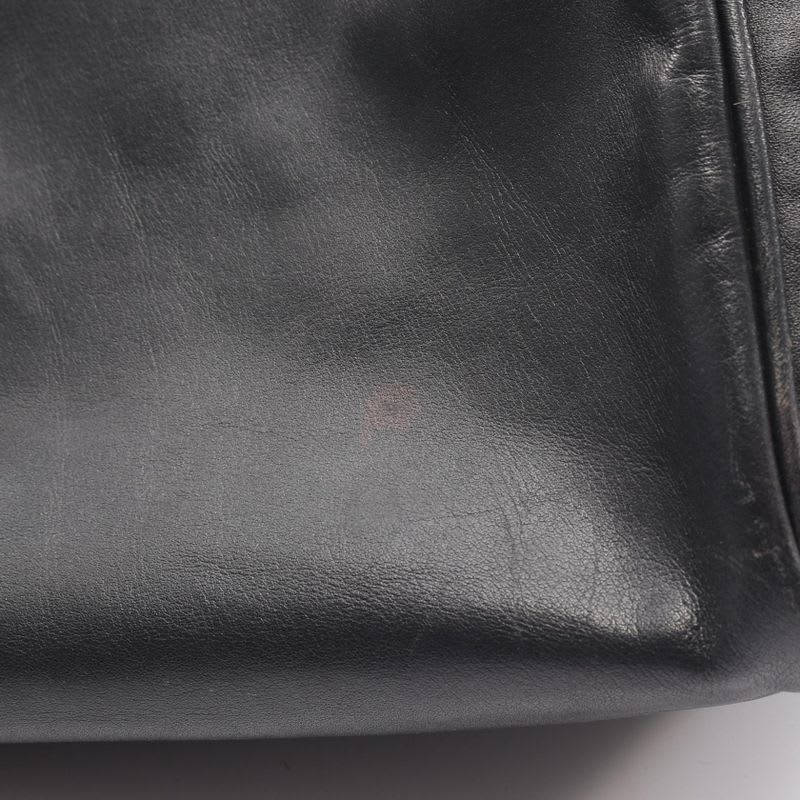 Loewe Tote Bag Anagram Black Leather Mini Boston