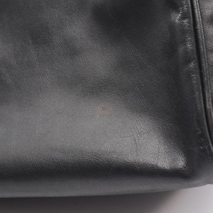 Loewe Tote Bag Anagram Black Leather Mini Boston