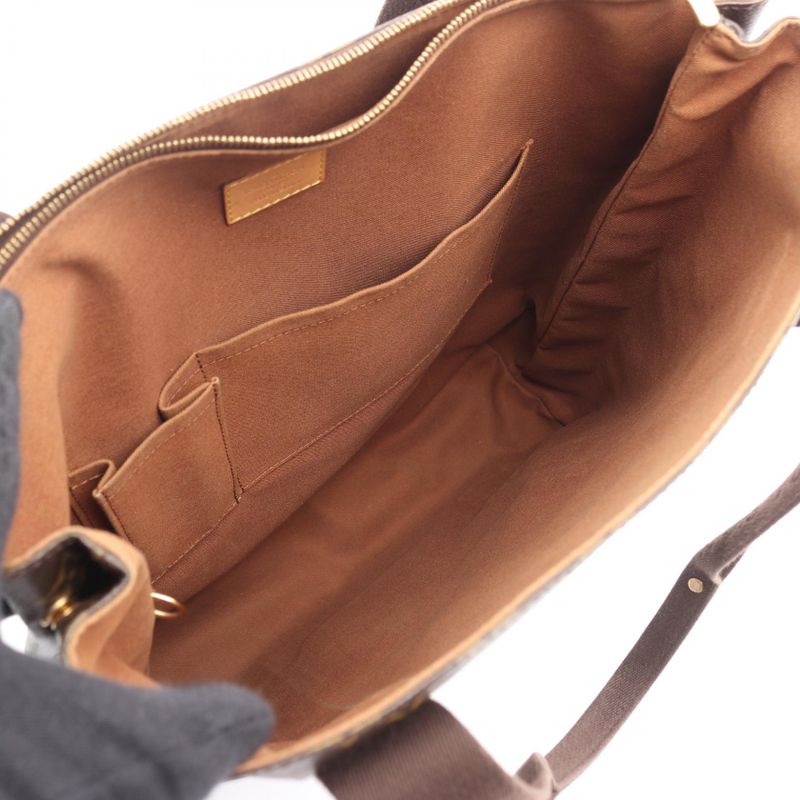 Louis Vuitton Tote Bag Cabas Bobur M53013 PVC Coated Canvas Leather Cabas・bobour