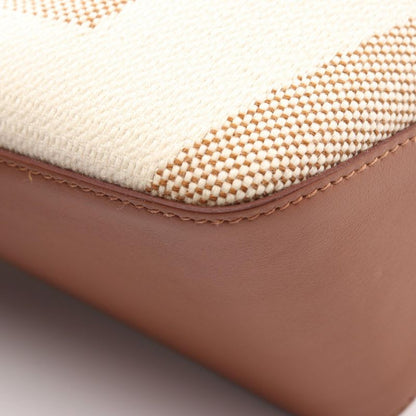 Hermes Tote Bag H-Ambier GM Natural Gold Canvas Leather