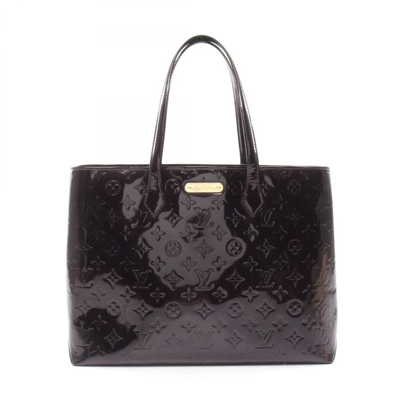 Louis Vuitton Tote Bag Wilshire MM M91645 Amarant Leather Wilshire MM Women's