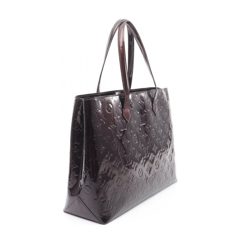 Louis Vuitton Tote Bag Wilshire MM M91645 Amarant Leather Wilshire MM Women's