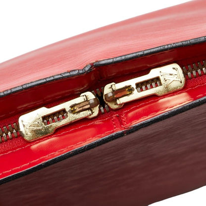 Louis Vuitton Epi Sac Tote Bag Shoulder Bag M52287 Castilian Red Leather
