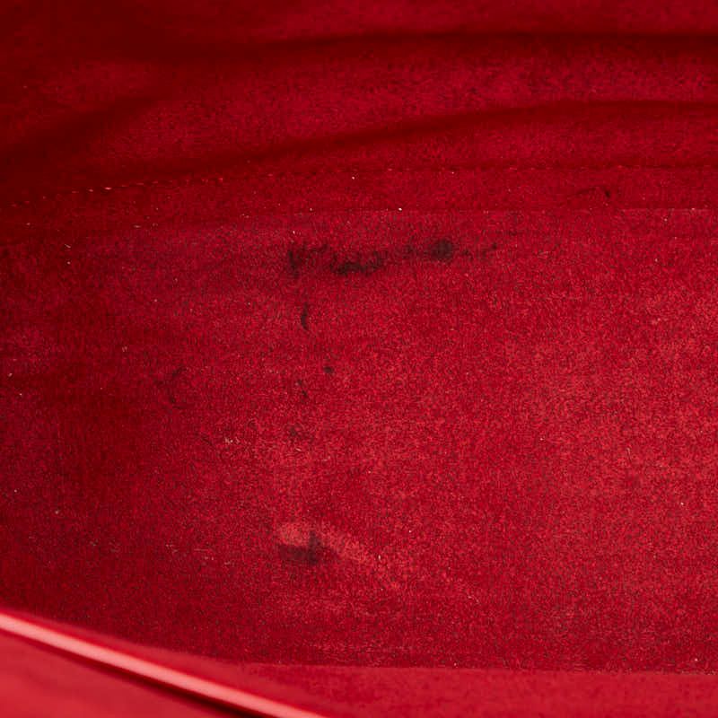 Louis Vuitton Epi Sac Tote Bag Shoulder Bag M52287 Castilian Red Leather