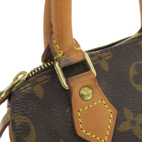 Louis Vuitton Monogram Mini Speedy With Strap M41534 (used)