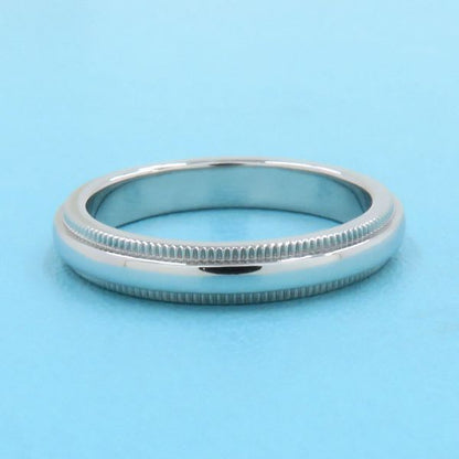 Tiffany & Co Together Milgrain Band Ring 3 mm 7.5