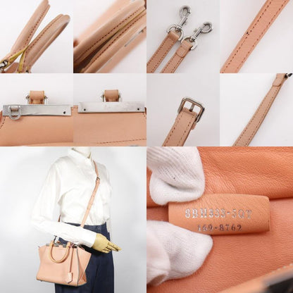 Fendi Mini Troisajour 2-Way Shoulder 8 Bh333 Calf Orange Ladies Handbag