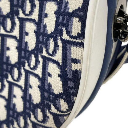 Dior Christian Dior Shoulder Bag Vibe Oblique White X Navy X Gray Chain