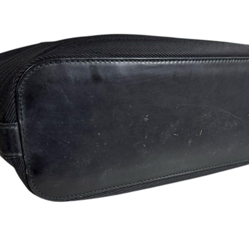 Gucci Bamboo Shoulder Bag Canvas 000/1705/0588 Black Women's Gucci Used Gucci