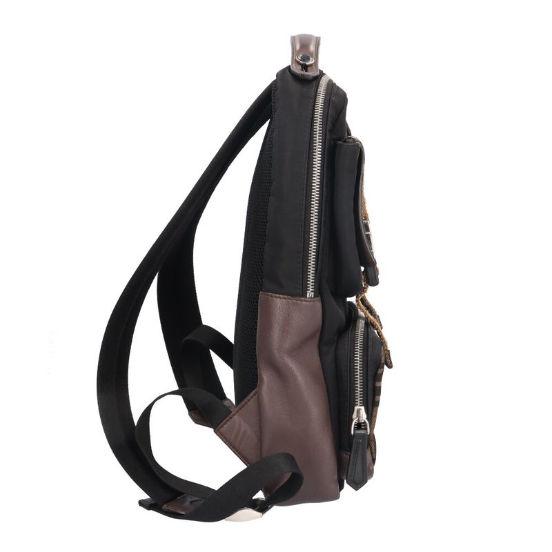 Fendi Zucca Rucksack/daypack Nylon 7vz047 Men's Fendi Used Fendi