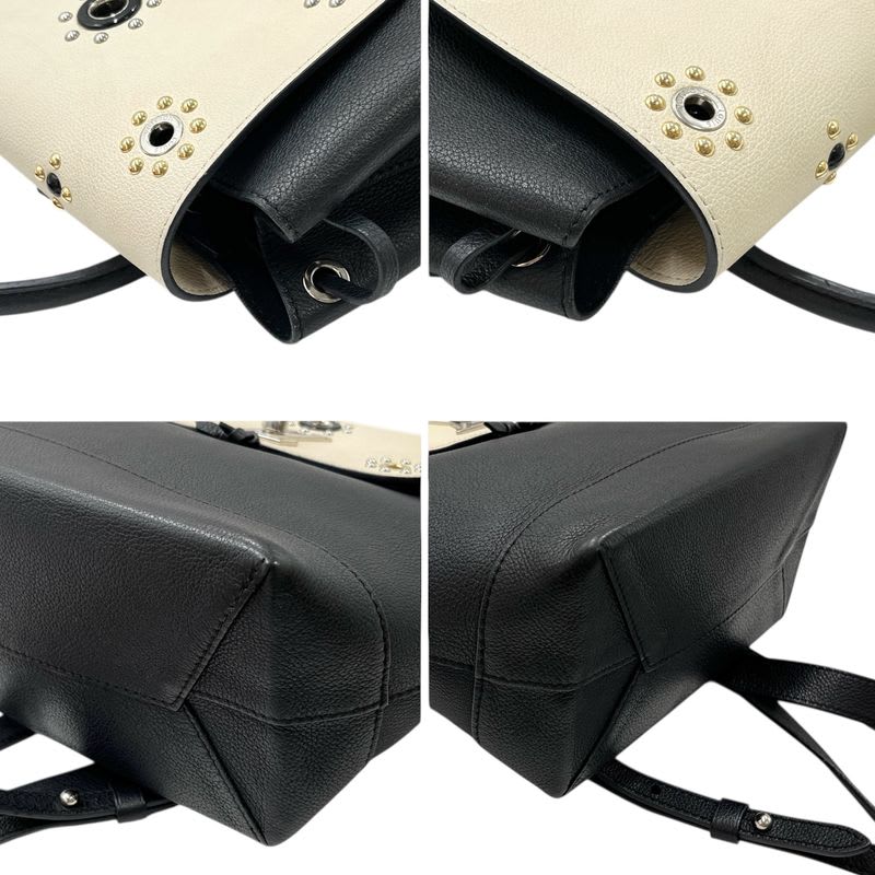 Louis Vuitton Lockme Backpack Studded Rucksack Daypack Black