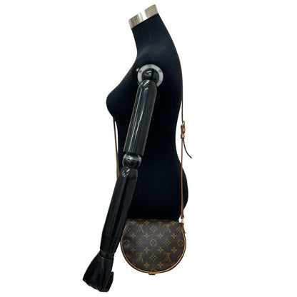 Louis Vuitton Tamburan Monogram Leather Shoulder Bag Pochette