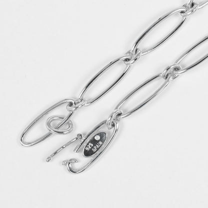 Tiffany & Co Starfish Oval Link Silver 925 Women's G Bracelet