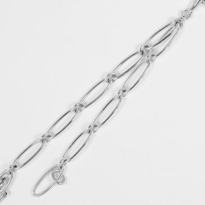 Tiffany & Co Starfish Oval Link Silver 925 Women's G Bracelet