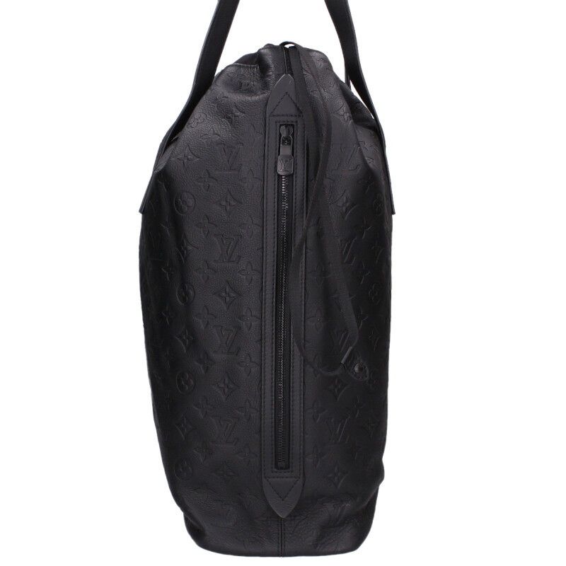 Louis Vuitton M46554 Monogram Shadow Helmet Leather Tote Bag Men's