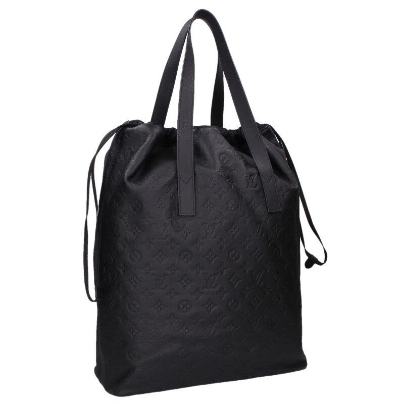 Louis Vuitton M46554 Monogram Shadow Helmet Leather Tote Bag Men's