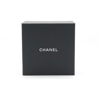 Chanel Airpods Case Charm Lambskin Coco Mark Quilted Chain Gray