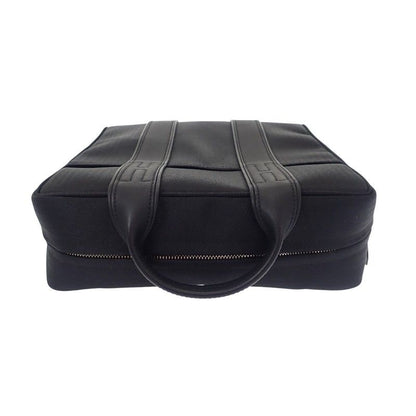 Hermes Acapulco Sac A Dos Backpack Rucksack Daypack Leather Toile Chevron Black