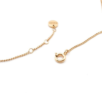 Fendi Orlock Necklace Pendant Rhinestone Logo