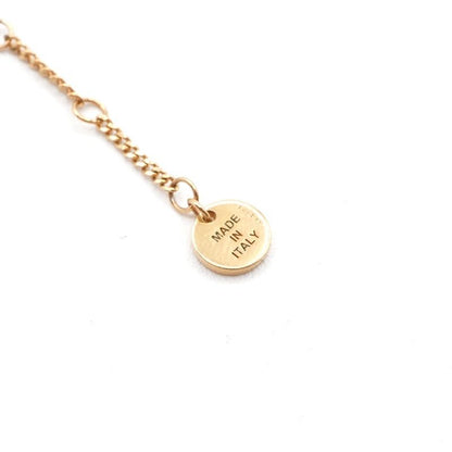 Fendi Orlock Necklace Pendant Rhinestone Logo