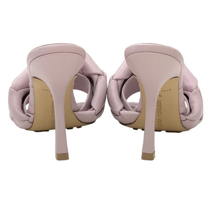Unused Bottega Veneta Sandals Mule Lido Intrecciato Leather Pink