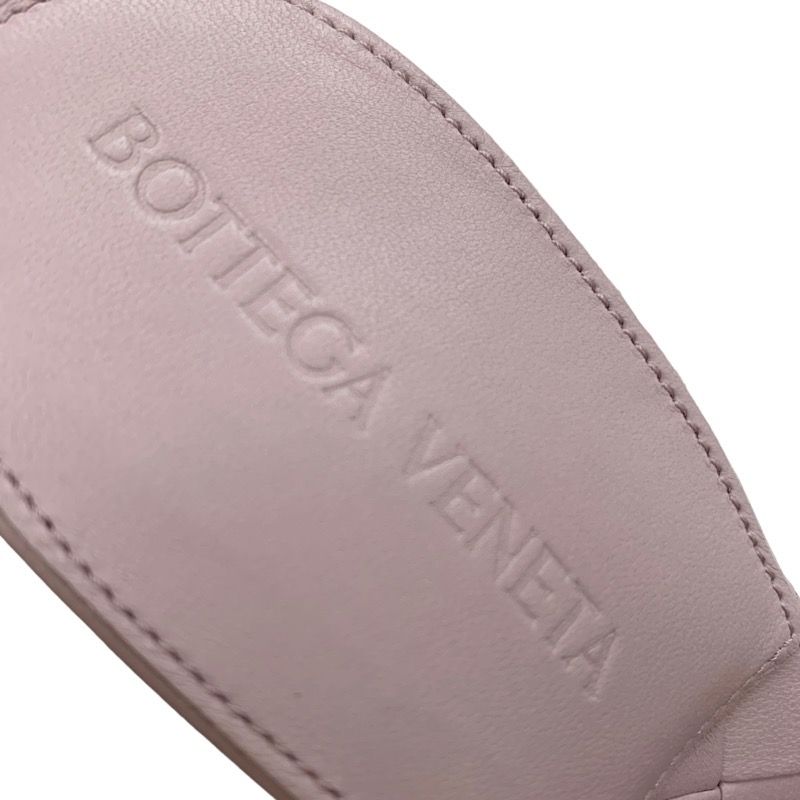 Unused Bottega Veneta Sandals Mule Lido Intrecciato Leather Pink
