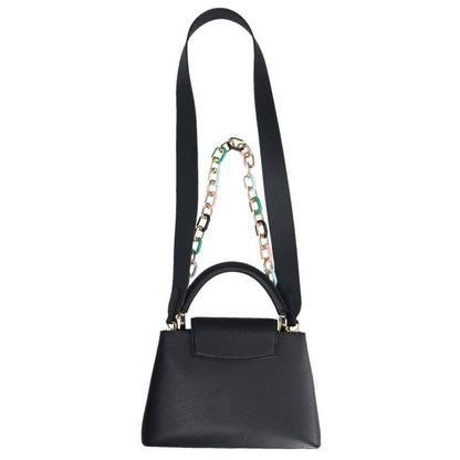Louis Vuitton Capucines BB Taurillon Leather Flap Chain 2-Way Handbag