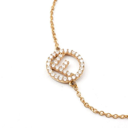 Fendi F's Bracelet Rhinestone